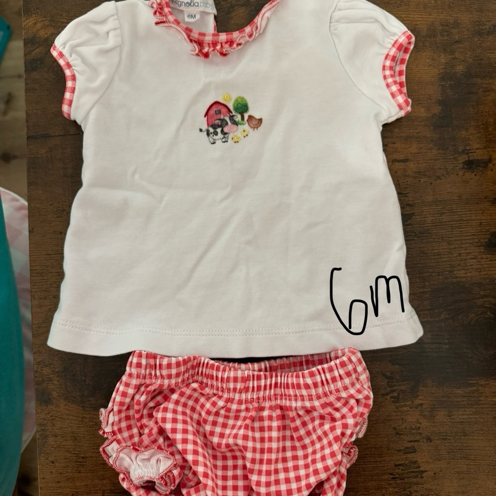 Magnolia Baby Farm Diaper Set